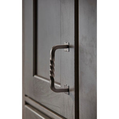 Top Knobs Square Twist D Pull 3" c-c in Oil Rubbed Bronze