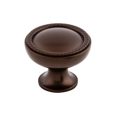 Top Knobs Emboss Knob 1 1/4" in Oil Rubbed Bronze