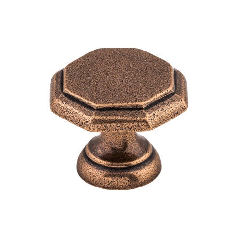 Top Knobs Devon Knob 1 1/4" in Old English Copper