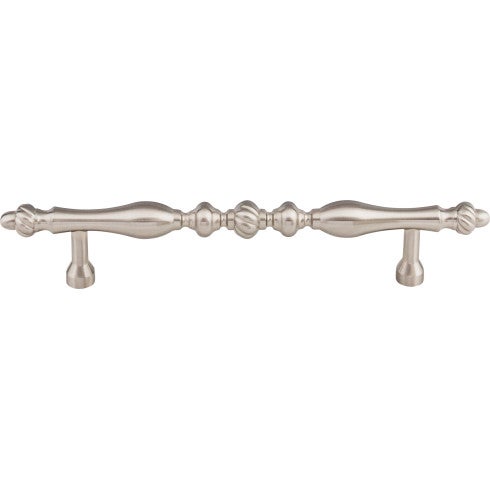 Top Knobs Somerset Melon Pull 7" c-c in Brushed Satin Nickel