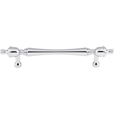 Top Knobs Somerset Finial Pull 7" c-c in Polished Chrome