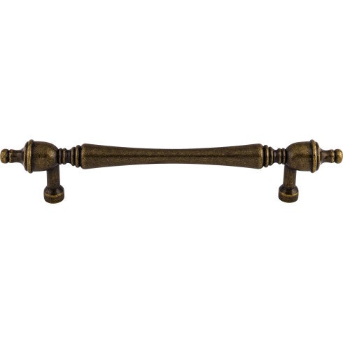 Top Knobs Somerset Finial Pull 7" c-c in German Bronze