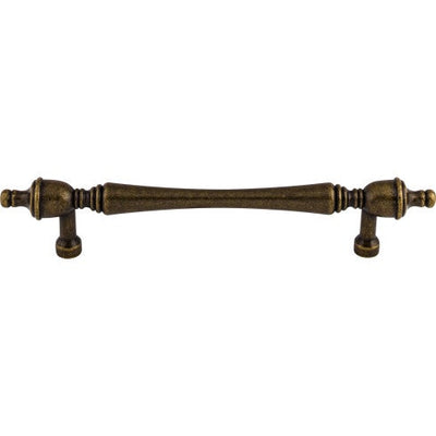 Top Knobs Somerset Finial Pull 7" c-c in German Bronze