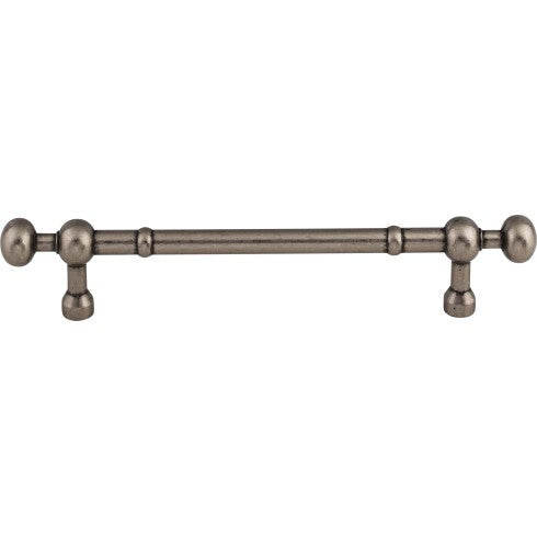 Top Knobs Somerset Weston Pull 7" c-c in Pewter Antique