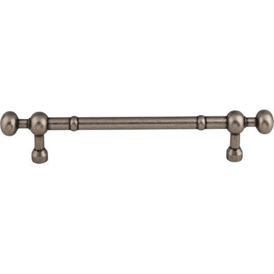 Top Knobs Somerset Weston Pull 7" c-c in Pewter Antique