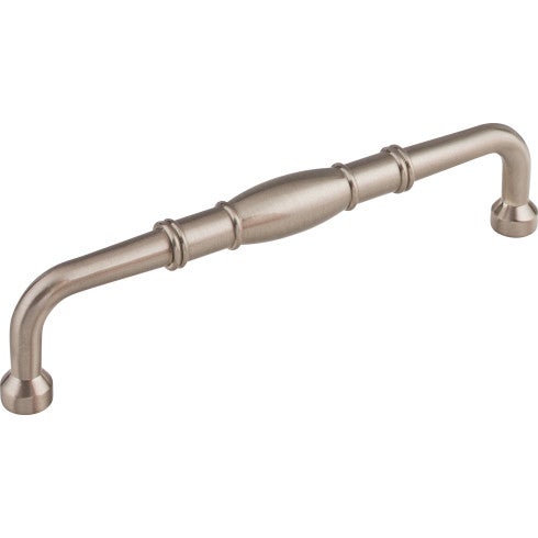 Top Knobs Normandy D Pull 7" c-c in Brushed Satin Nickel