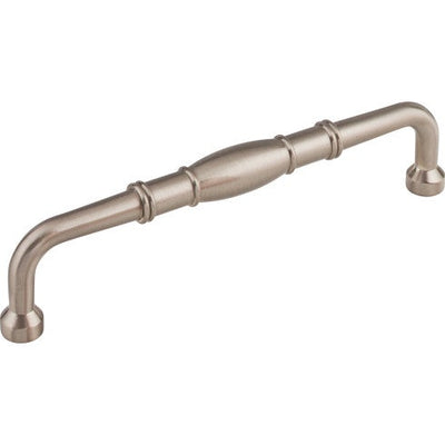 Top Knobs Normandy D Pull 7" c-c in Brushed Satin Nickel