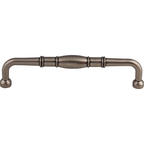 Top Knobs Normandy D Pull 7" c-c in Pewter Antique