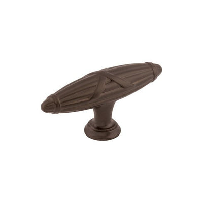 Top Knobs Ribbon & Reed T-Pull 2 3/4" in Oil Rubbed Bronze