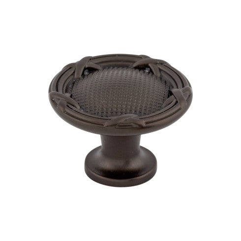 Top Knobs Ribbon & Reed Knob 1 1/4" in Oil Rubbed Bronze