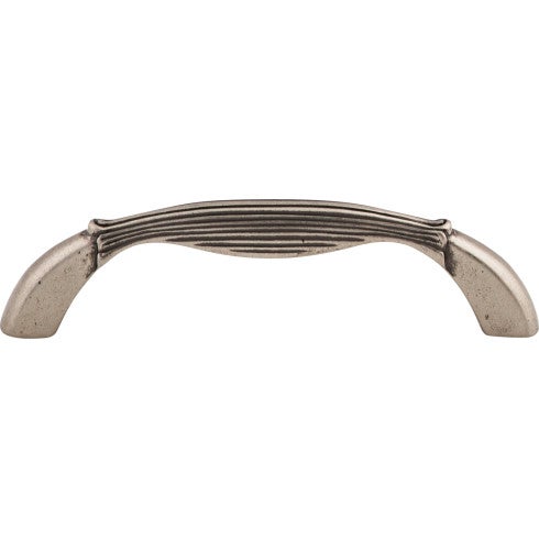 Top Knobs Straight Pull 3 3/4" c-c in Pewter Antique