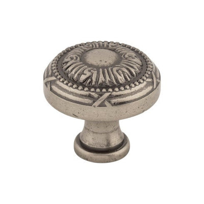 Top Knobs Ribbon Knob 1 1/8" in Pewter Antique
