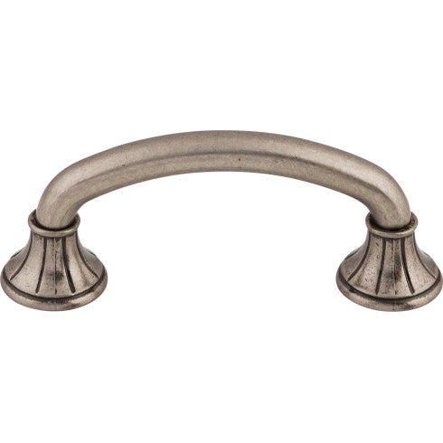 Top Knobs Lund Pull 3" c-c in Pewter Antique