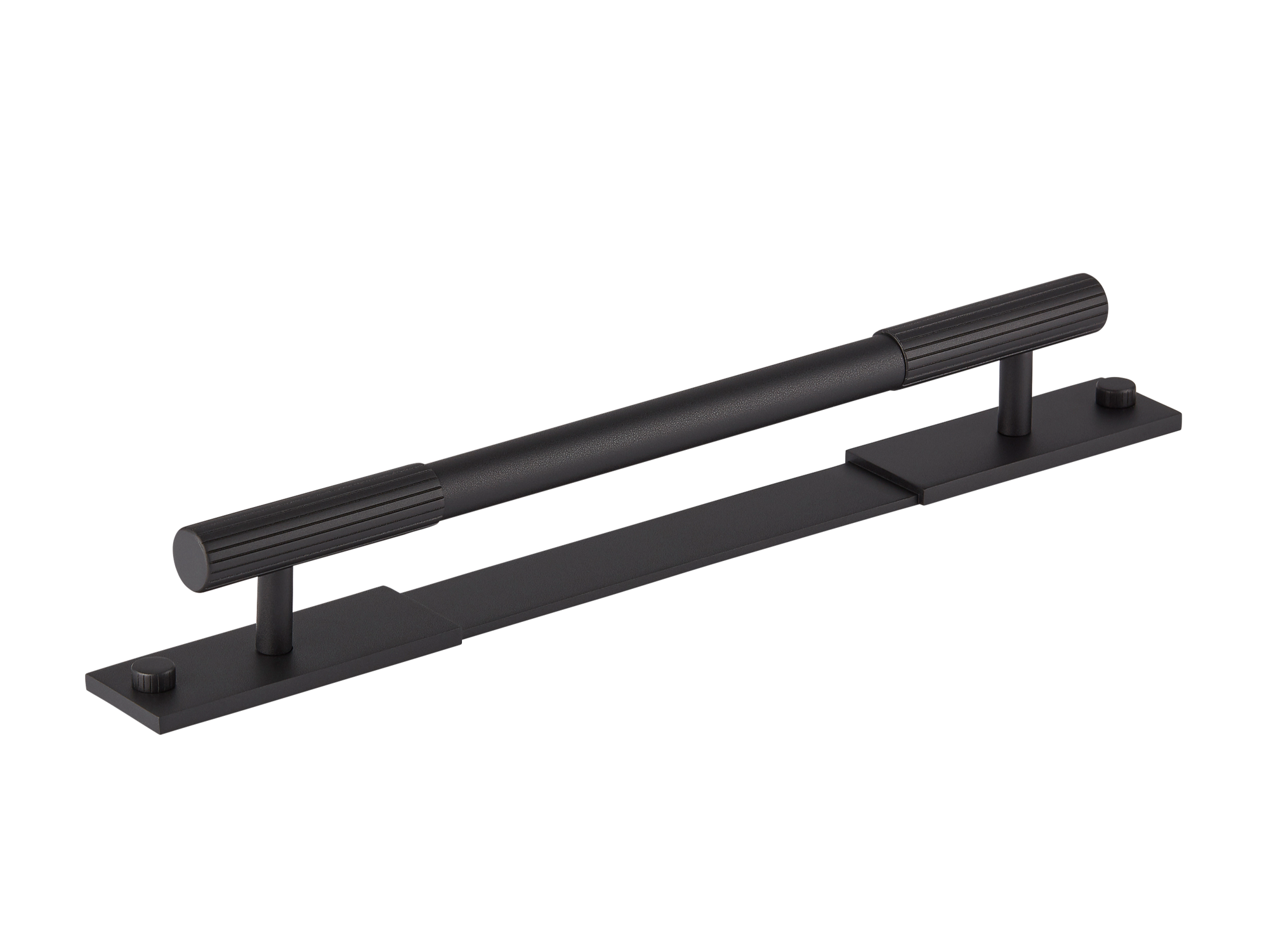 Armac Martin MIX Straight Knurled Pull Handle & Backplate