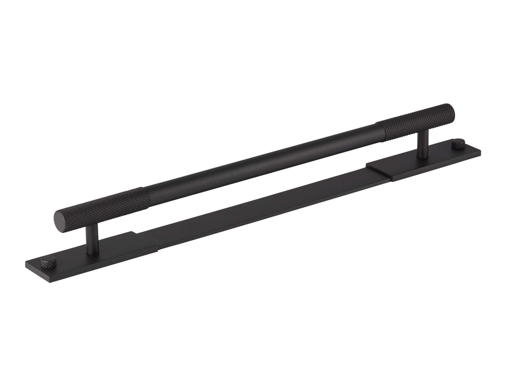 Armac Martin MIX Diamond Knurled Pull Handle & Backplate