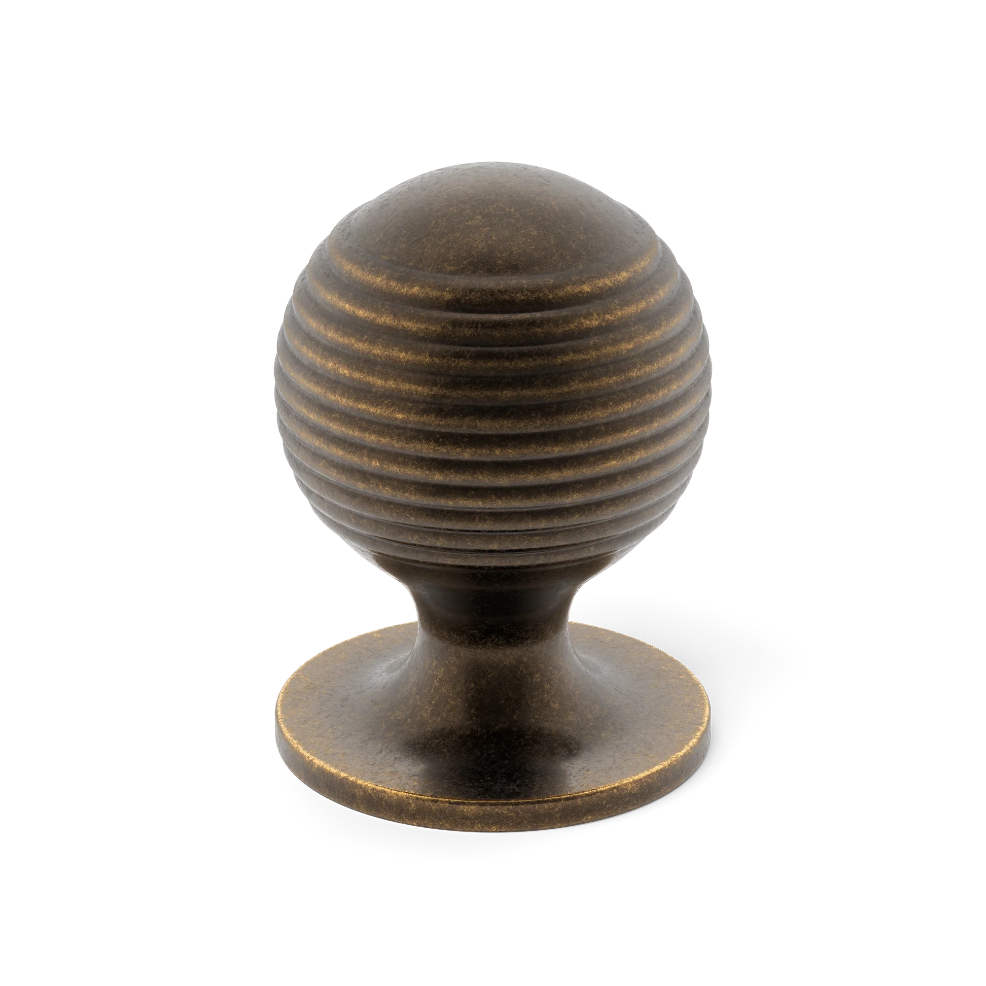 Armac Martin Merrick Cabinet Knob in 19mm / Dark Aged Brass