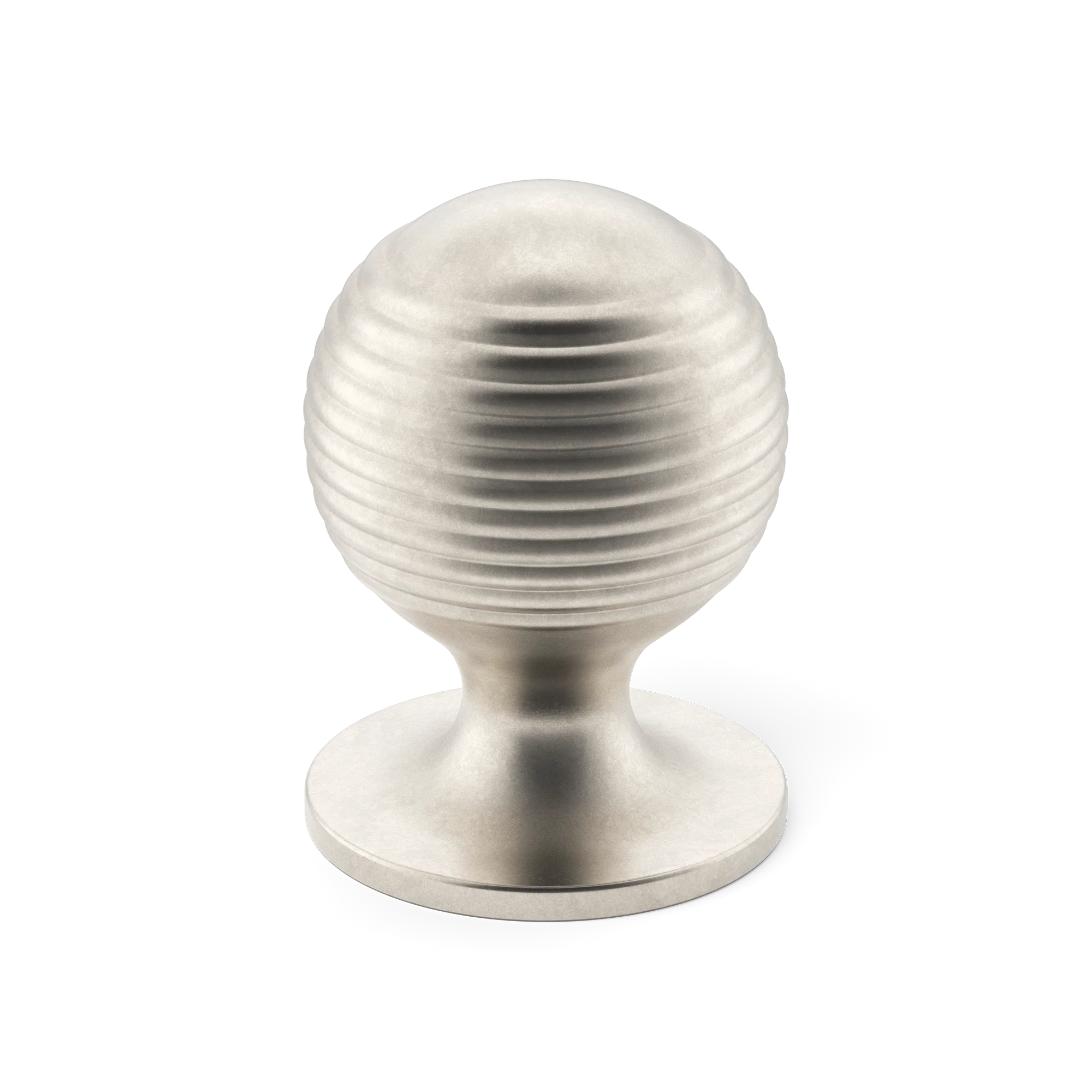 Armac Martin Merrick Cabinet Knob in 19mm / Barrelled Nickel Plate