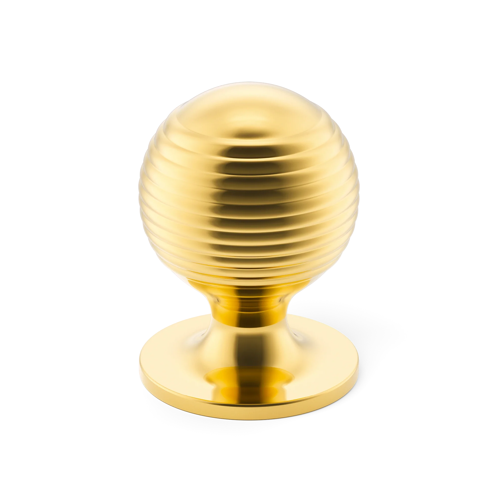 Armac Martin Merrick Cabinet Knob in 19mm / Polished Brass Lacquered