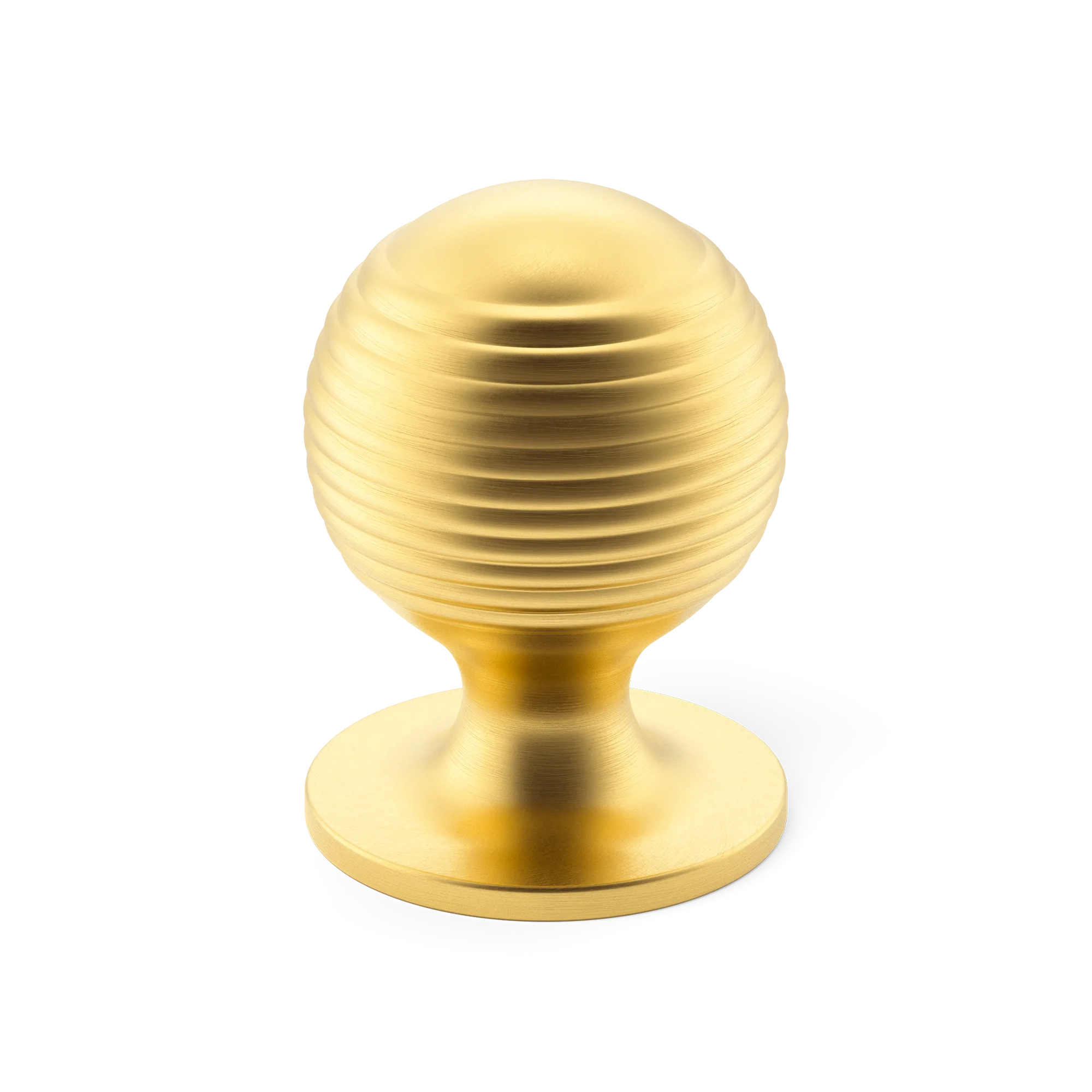 Armac Martin Merrick Cabinet Knob in 19mm / Satin Brass Lacquered