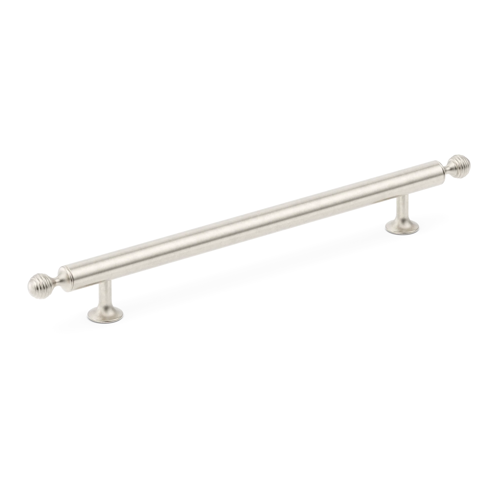 Armac Martin Merrick Cabinet Handle in 96mm / Barrelled Nickel Plate
