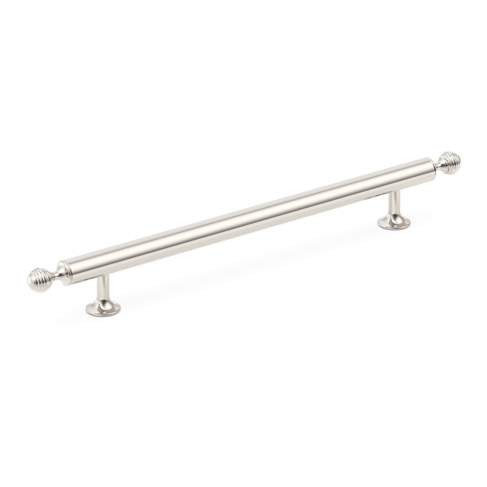 Armac Martin Merrick Cabinet Handle in 96mm / Polished Nickel Plate