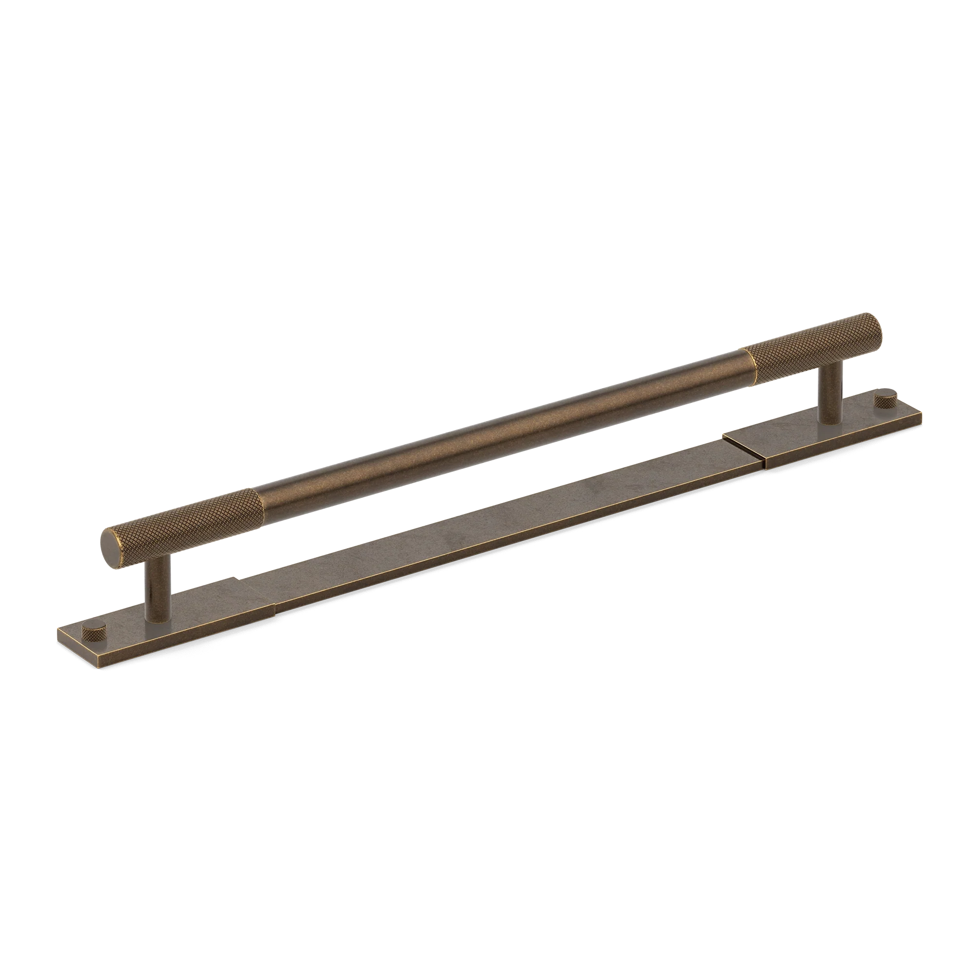 Armac Martin MIX Diamond Knurled Cabinet & Appliance Pulls in 384mm / Dark Aged Brass