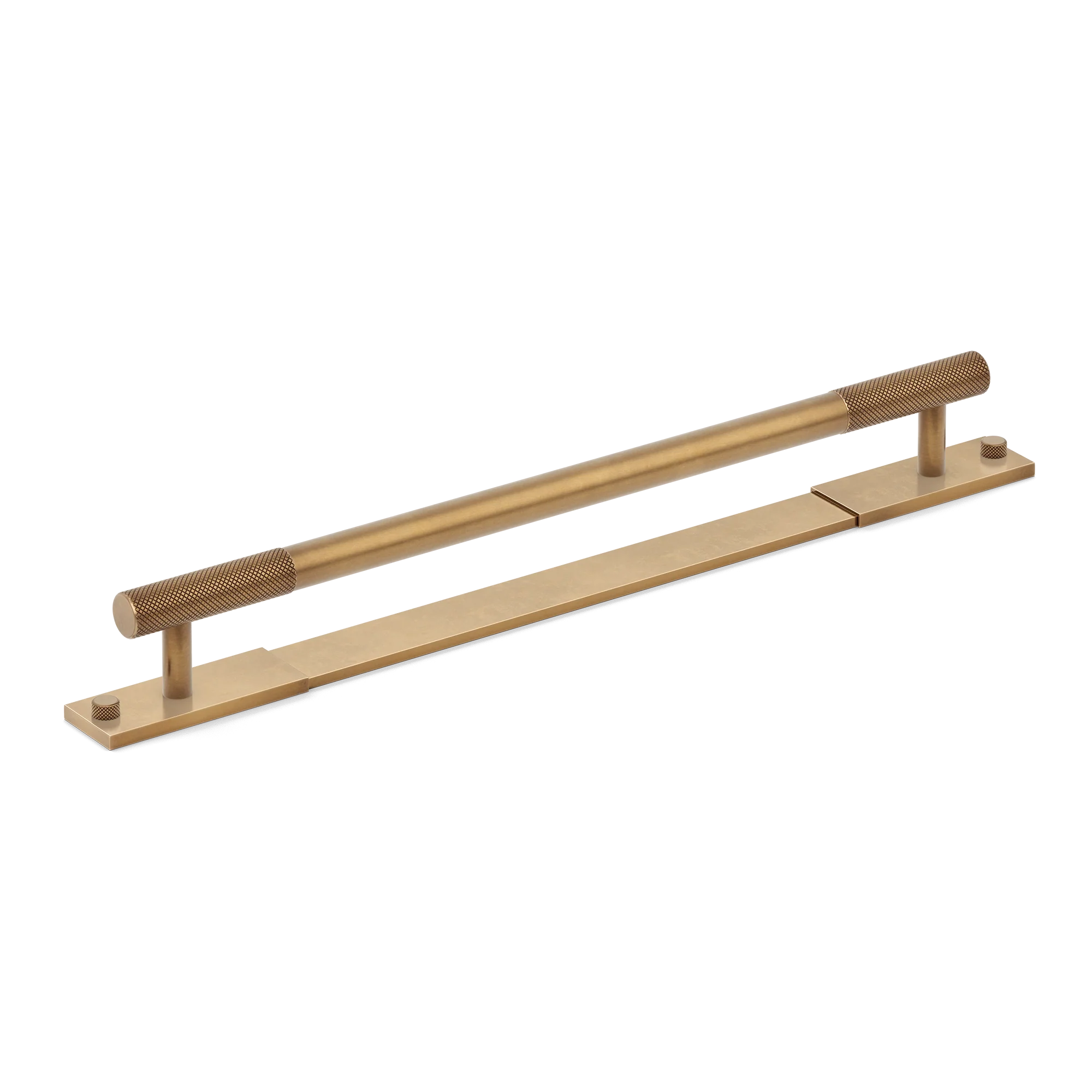 Armac Martin MIX Diamond Knurled Cabinet & Appliance Pulls in 384mm / Fine English Antique