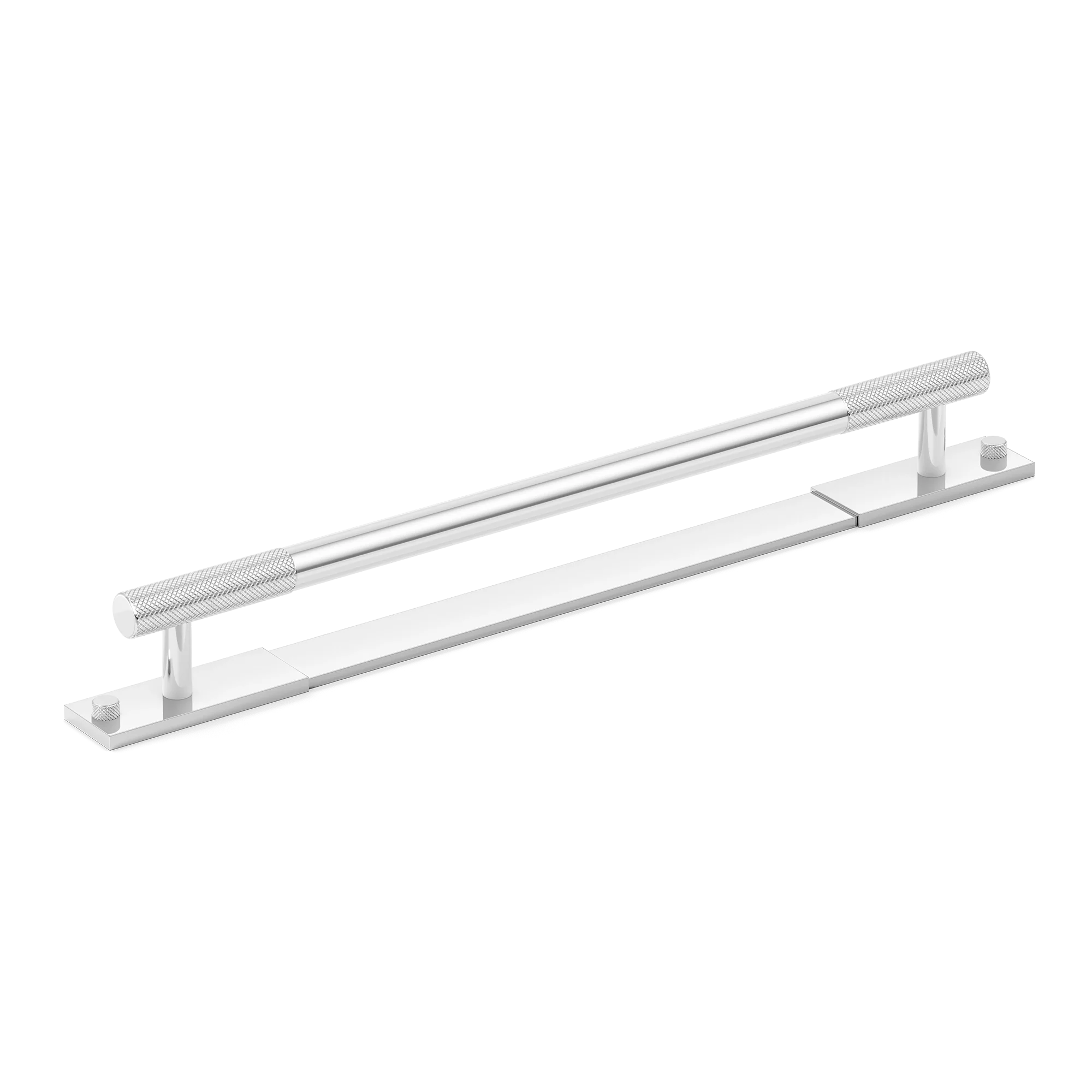 Armac Martin MIX Diamond Knurled Cabinet & Appliance Pulls in 384mm / Polished Chrome Plate