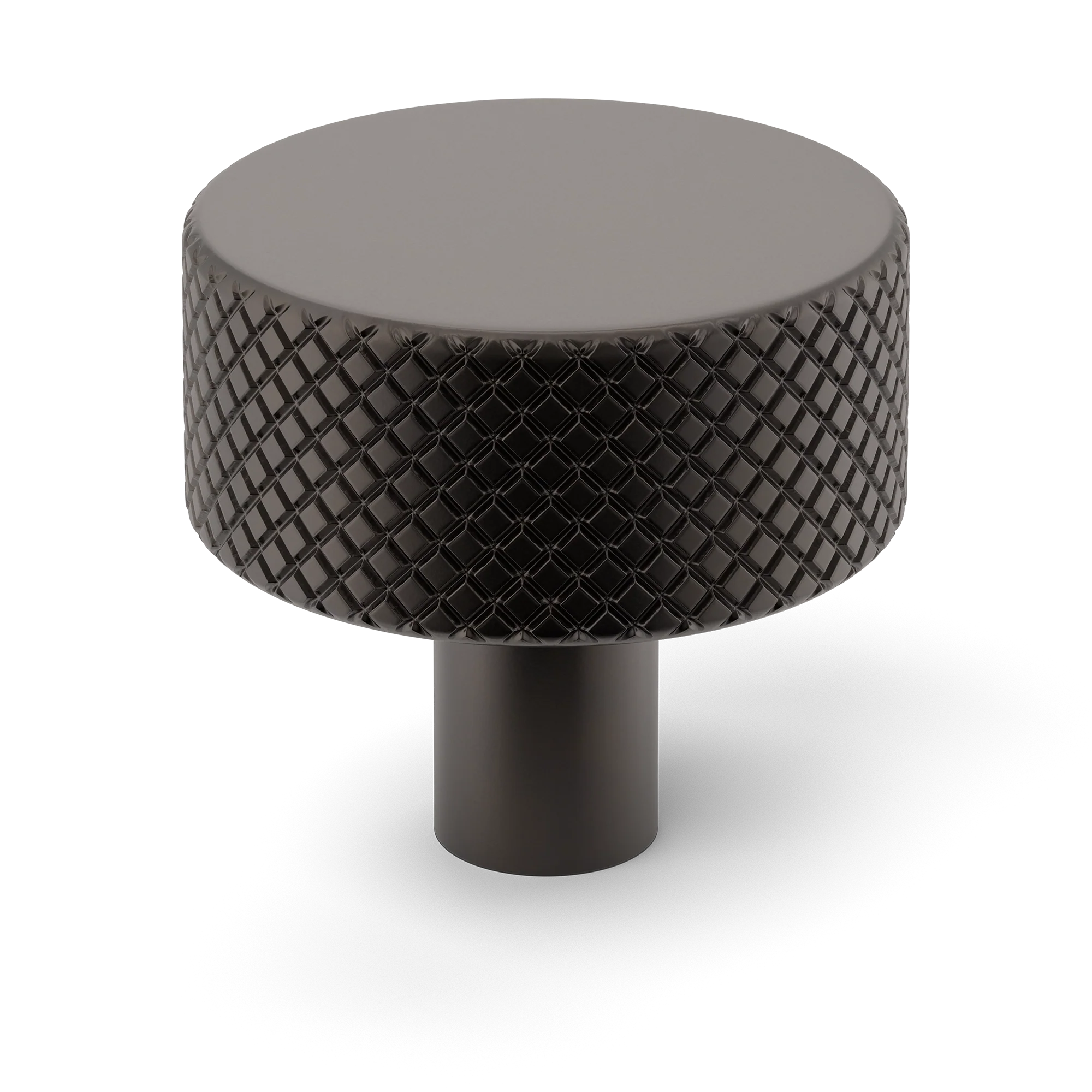 Armac Martin MIX Diamond Knurled Cabinet Knob in 32mm / Dark Bronze