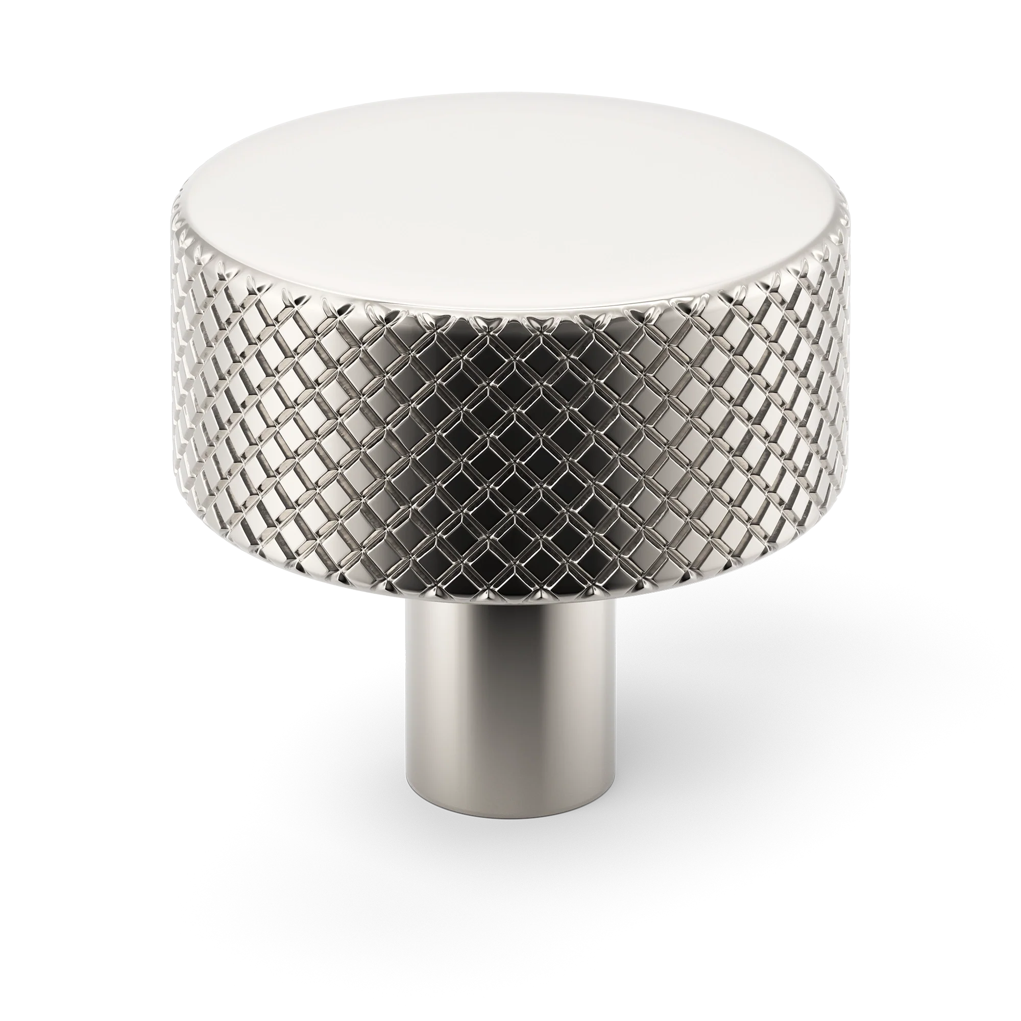 Armac Martin MIX Diamond Knurled Cabinet Knob in 32mm / Polished Chrome Plate