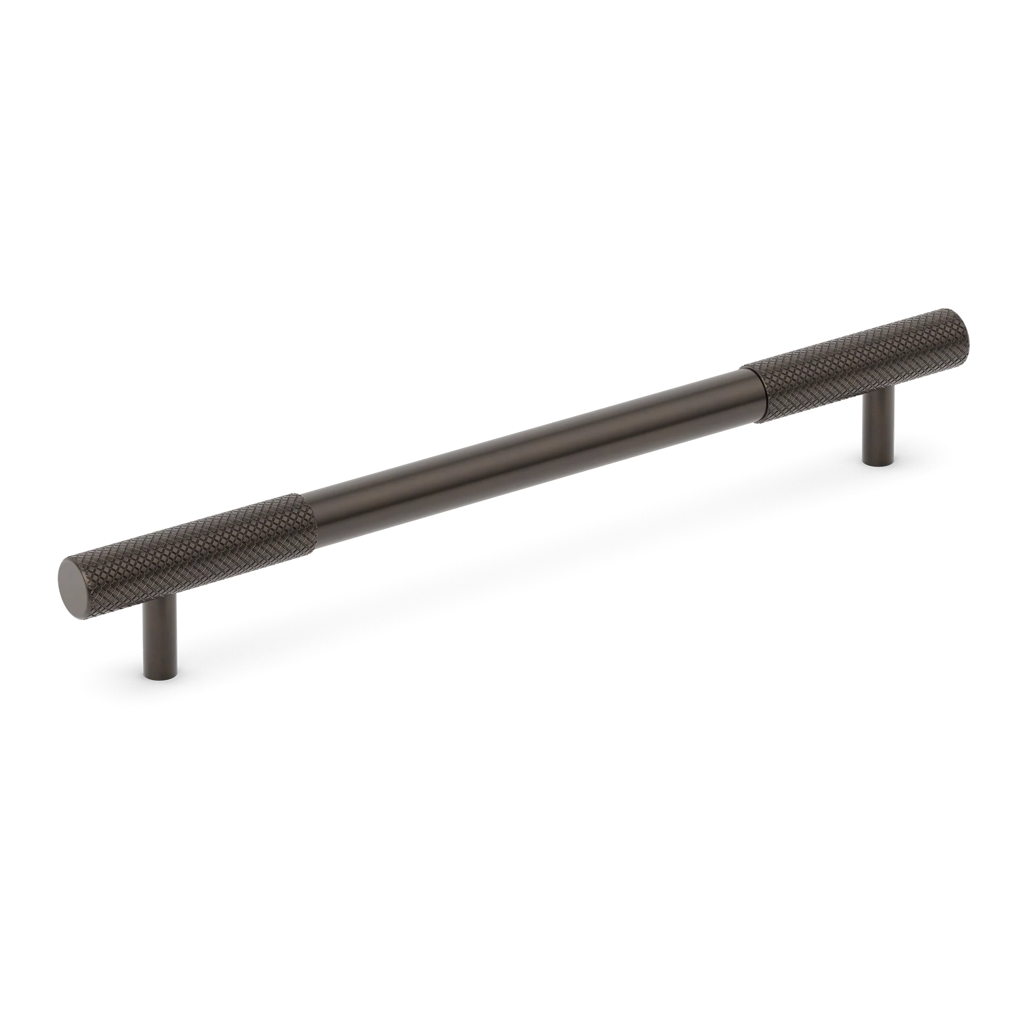 Armac Martin MIX Diamond Knurled Cabinet Handle in 128mm / Dark Bronze