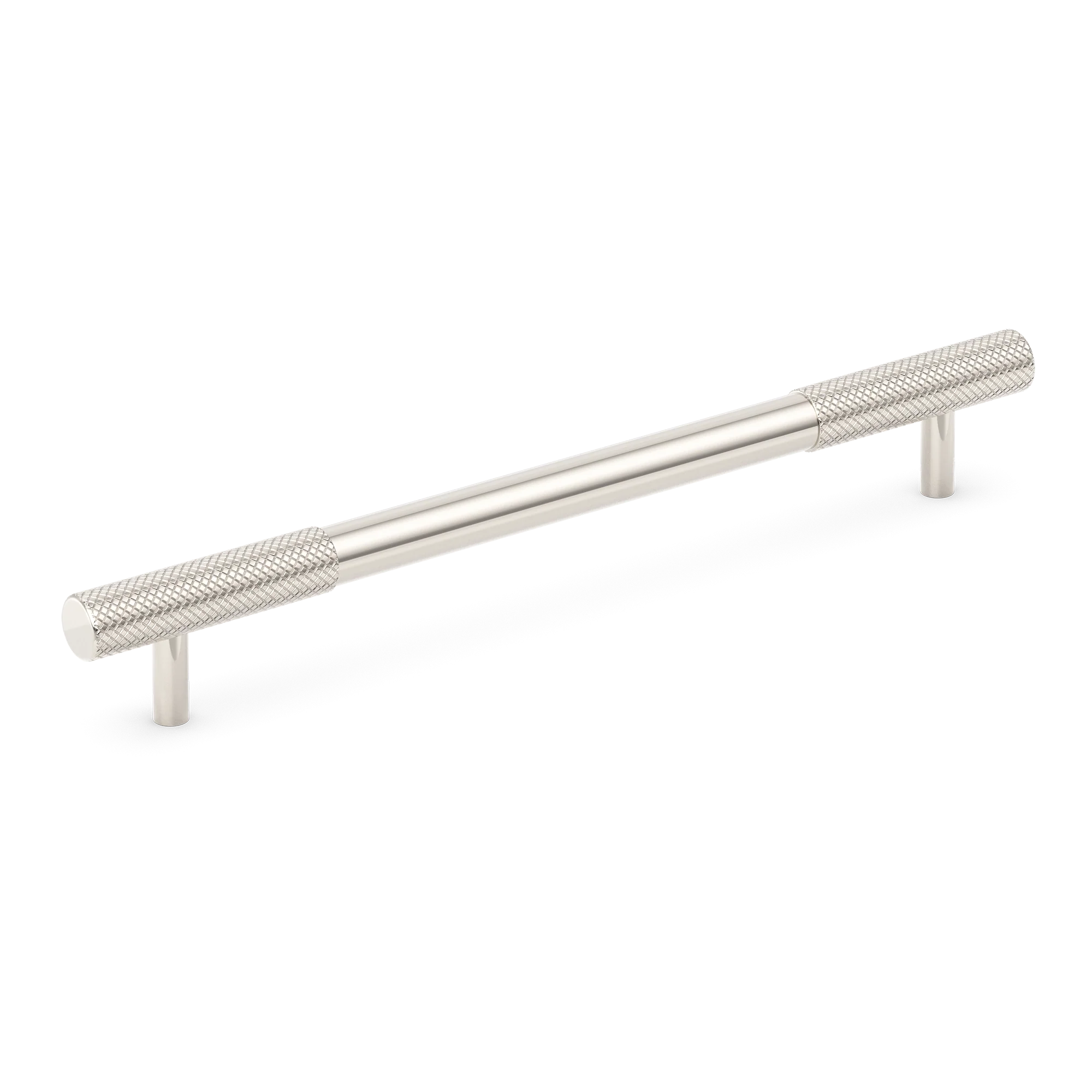 Armac Martin MIX Diamond Knurled Cabinet Handle in 128mm / Polished Chrome Plate