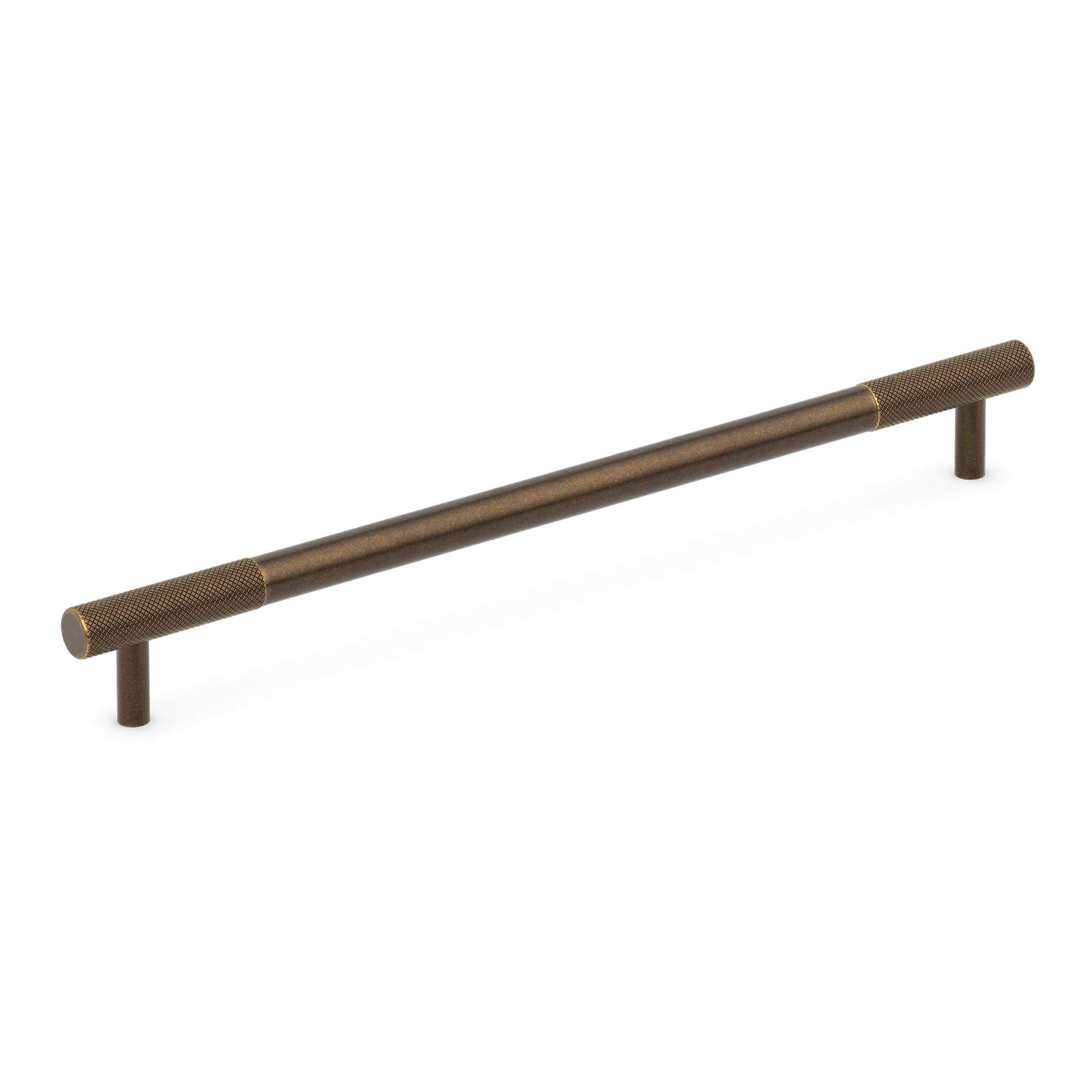 Armac Martin MIX Diamond Knurled Cabinet & Appliance Pulls in 384mm / Dark Aged Brass