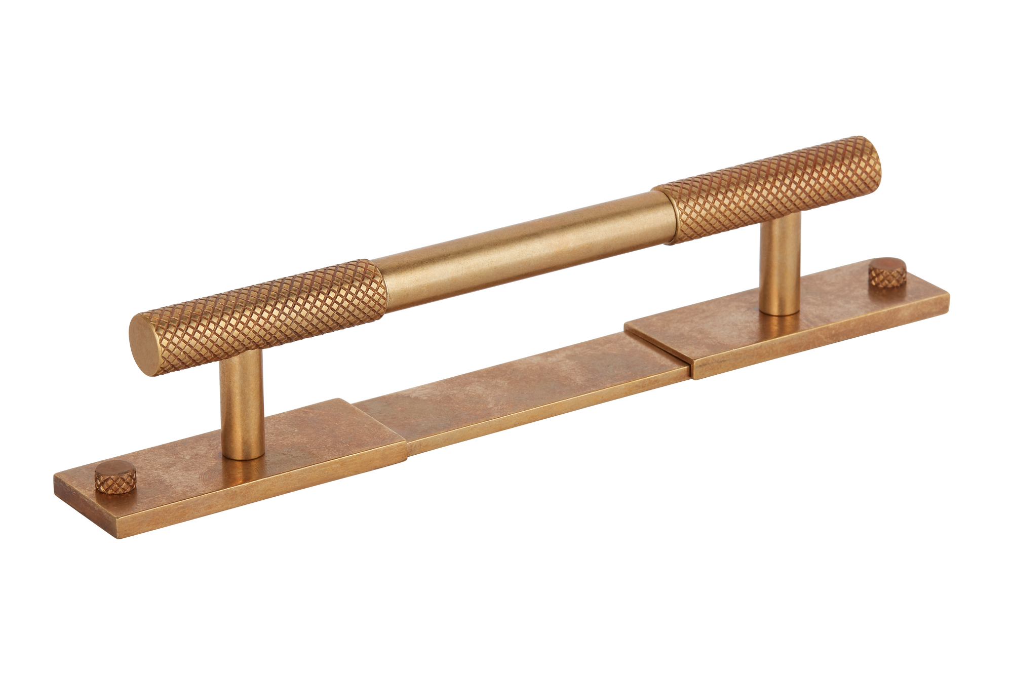 Armac Martin MIX Diamond Knurled Pull Handle & Backplate