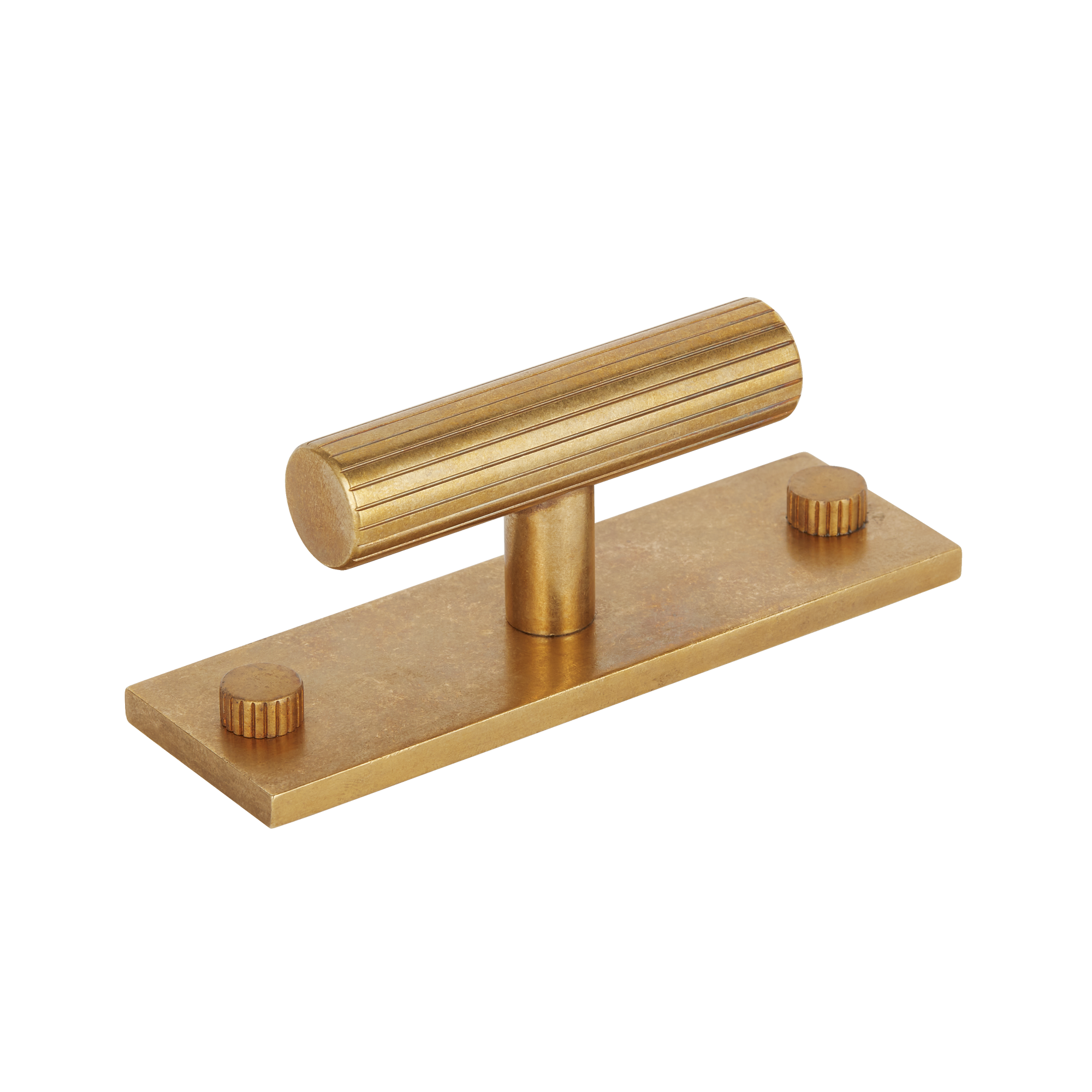 Armac Martin MIX Straight Knurled T-bar Handle & Backplate