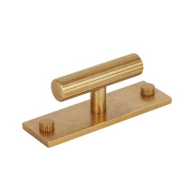 Armac Martin MIX Straight Knurled T-bar Handle & Backplate