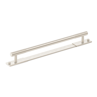 Armac Martin MIX Straight Knurled Cabinet & Appliance Pulls in 384mm / Satin Nickel Plate