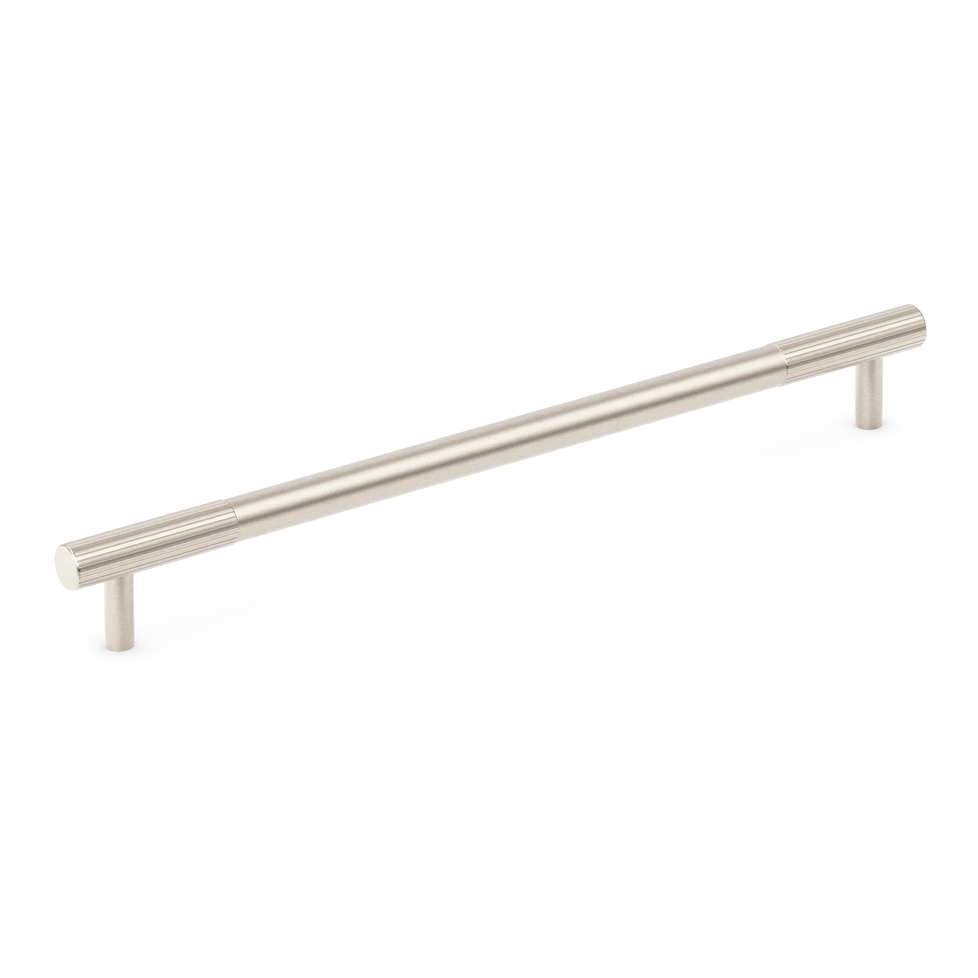 Armac Martin MIX Straight Knurled Cabinet & Appliance Pulls in 384mm / Satin Chrome Plate