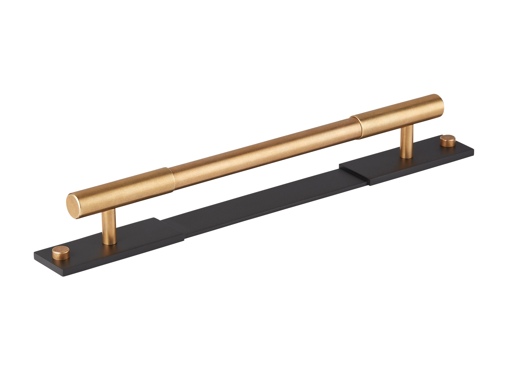 Armac Martin MIX Plain Cabinet Handle & Backplate - Mixed Finish
