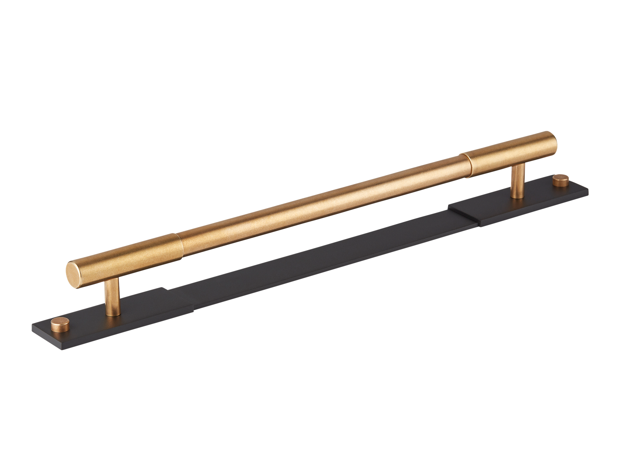 Armac Martin MIX Plain Cabinet Handle & Backplate - Mixed Finish