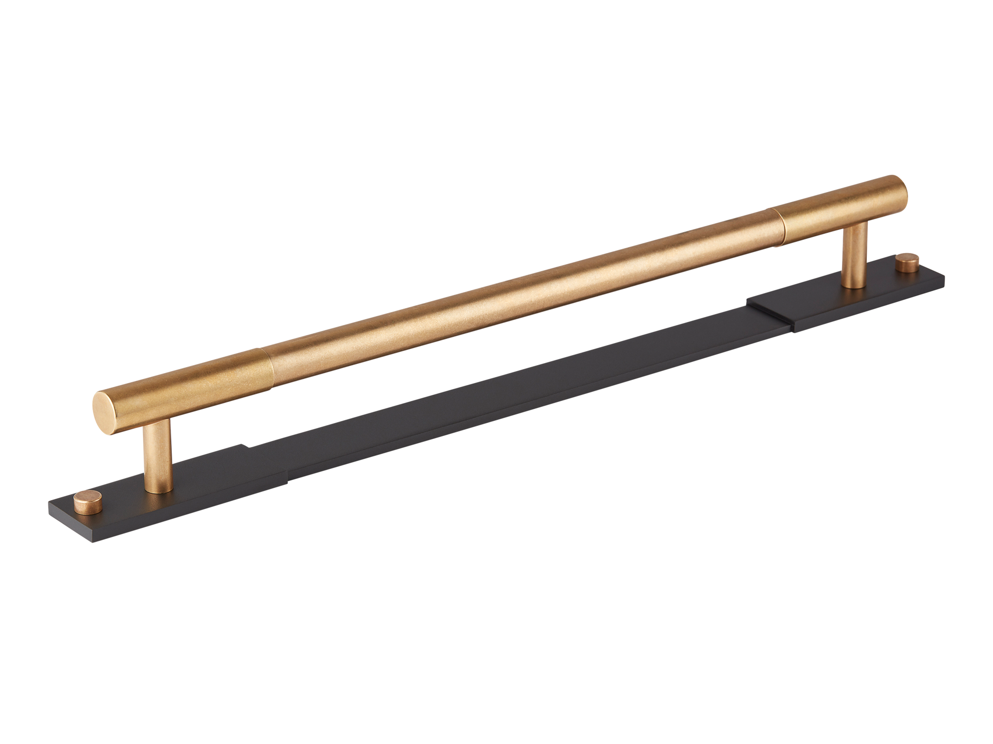 Armac Martin MIX Plain Appliance Pull Handle & Backplate - Mixed Finish