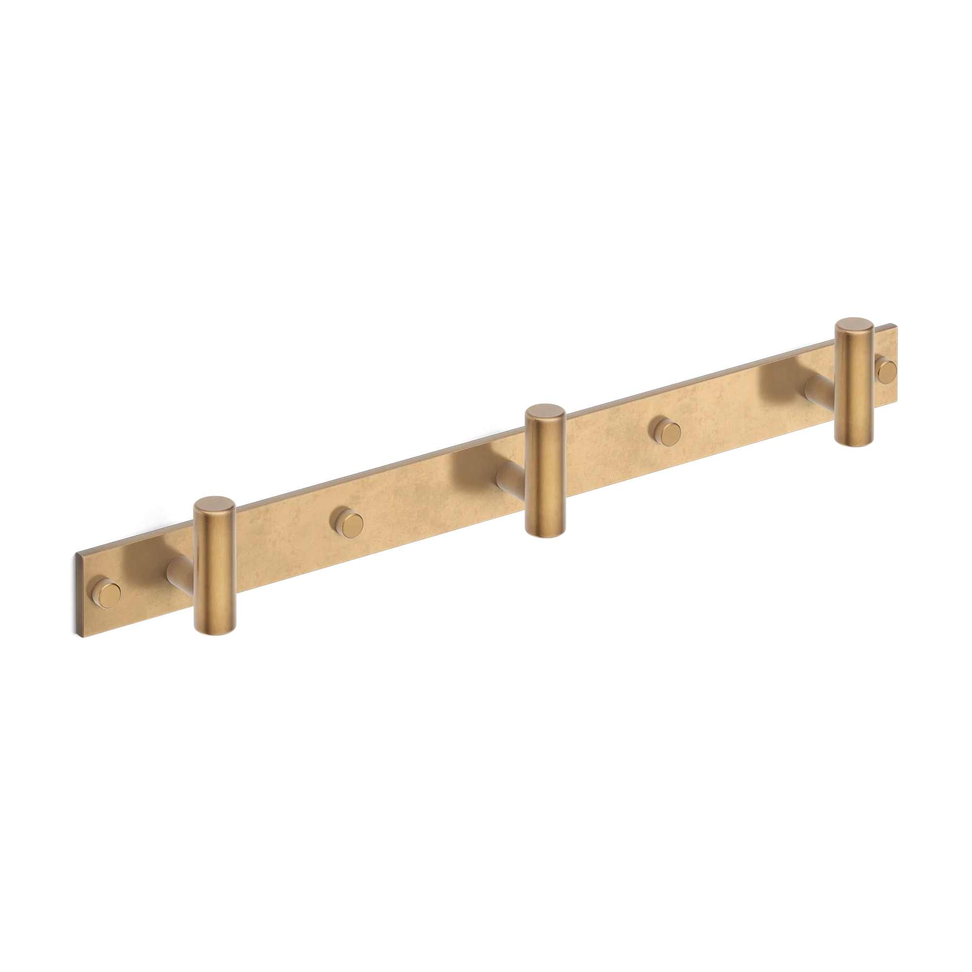Armac Martin MIX Plain Wall Hook Rack in 384mm (3 hooks) / Fine English Antique