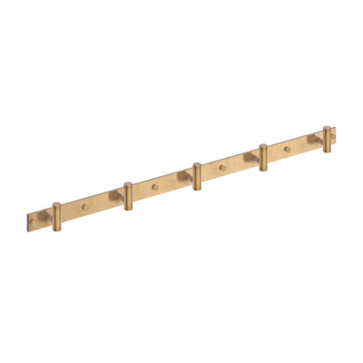 Armac Martin MIX Plain Wall Hook Rack in 684mm (5 hooks) / Fine English Antique