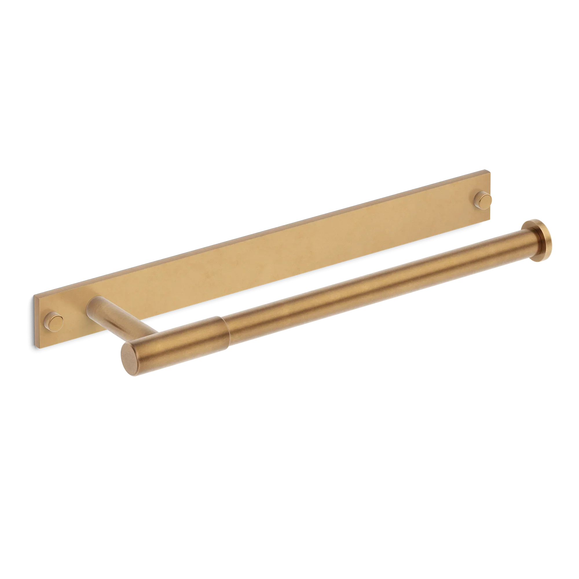 Armac Martin MIX Plain Hand Towel Rail & Backplate in 250mm / Fine English Antique