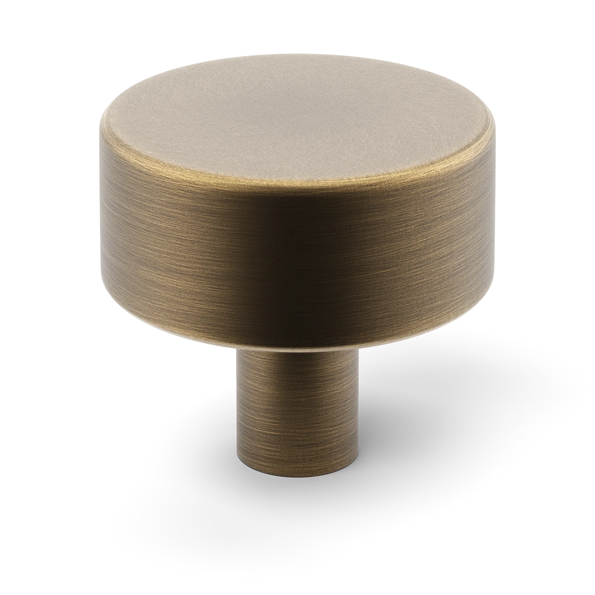 Armac Martin MIX Plain Cabinet Knob in 32mm / Satin Antique Satin Lacquered