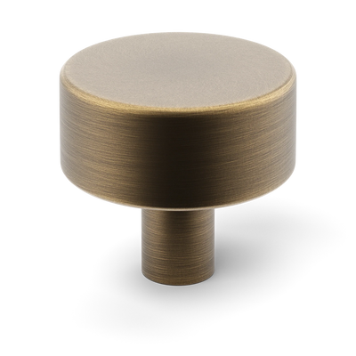 Armac Martin MIX Plain Cabinet Knob in 32mm / Satin Antique Satin Lacquered