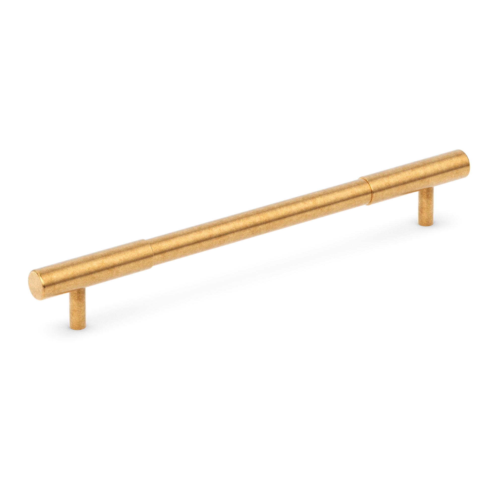 Armac Martin MIX Plain Pull Handle in 128mm / Burnished Brass