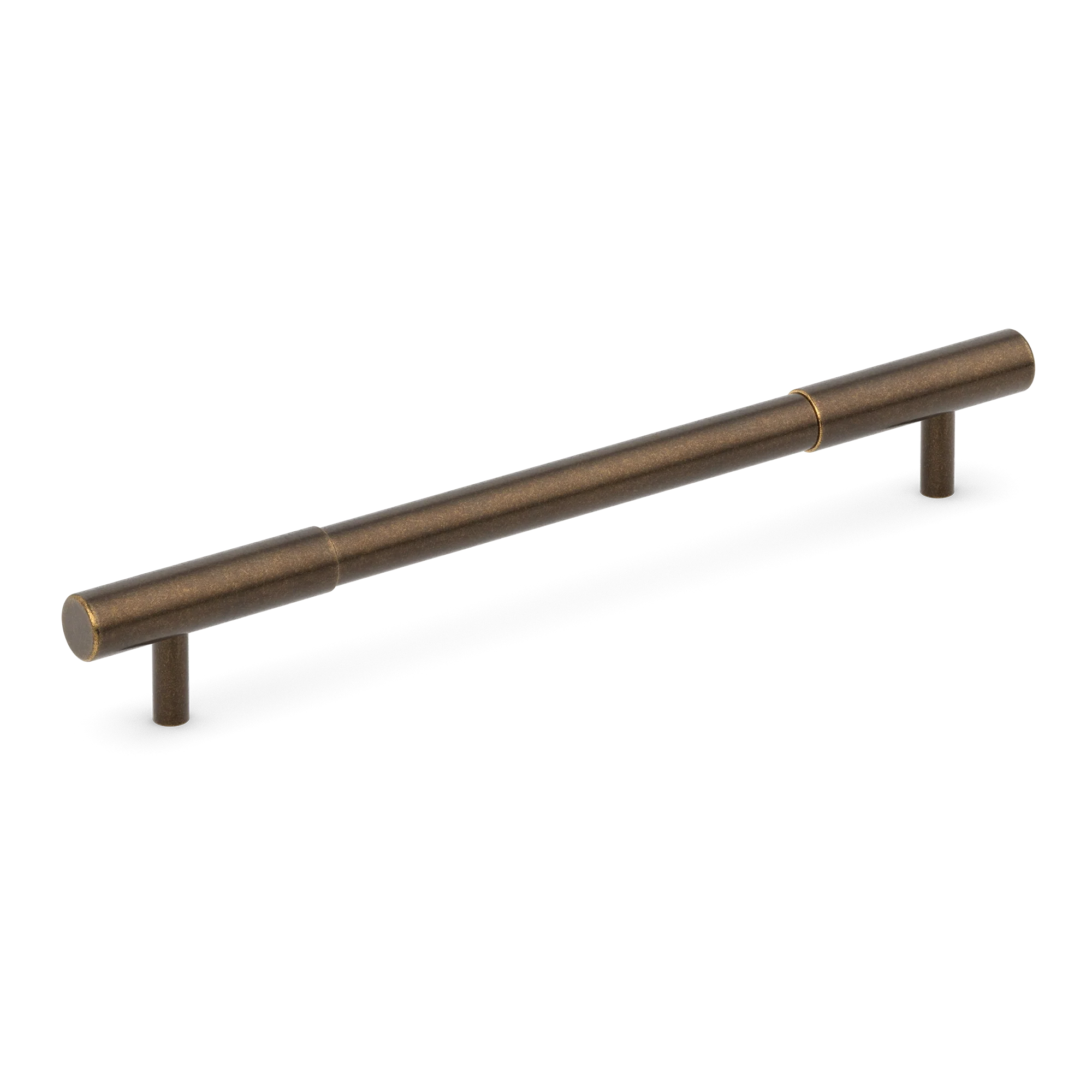 Armac Martin MIX Plain Pull Handle in 128mm / Dark Aged Brass