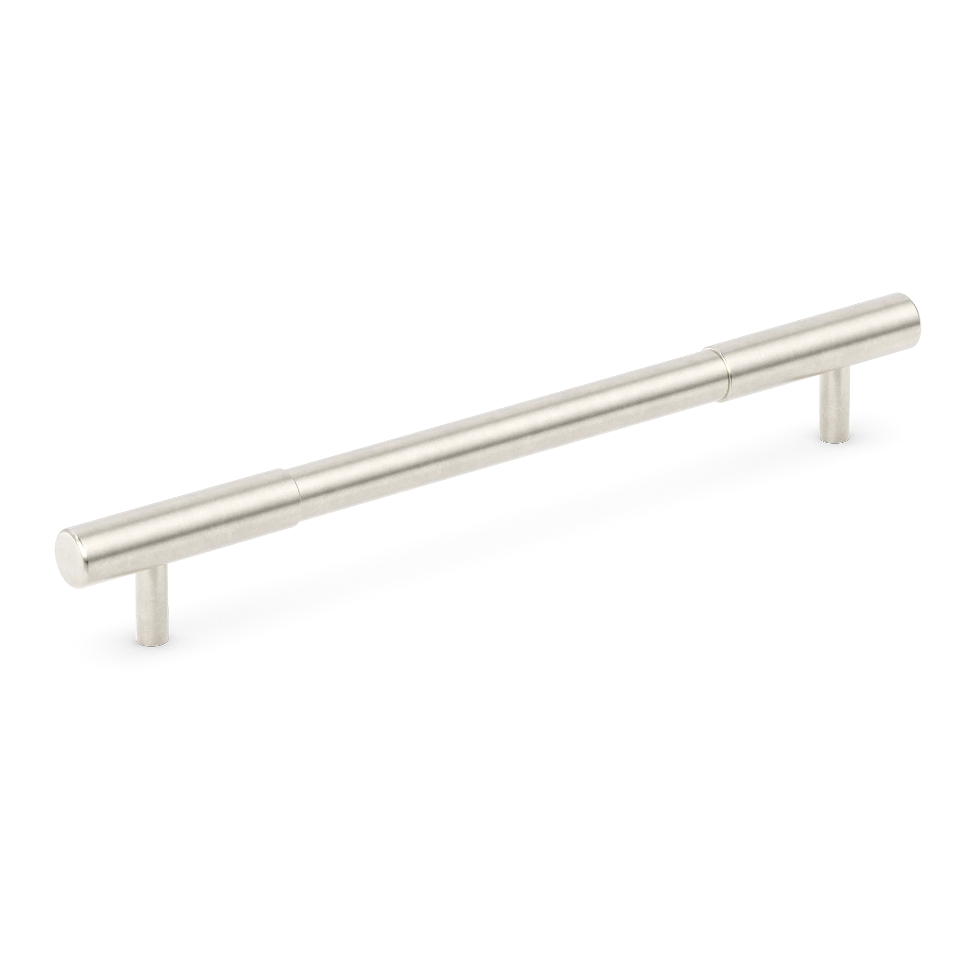 Armac Martin MIX Plain Pull Handle in 128mm / Barrelled Nickel Plate