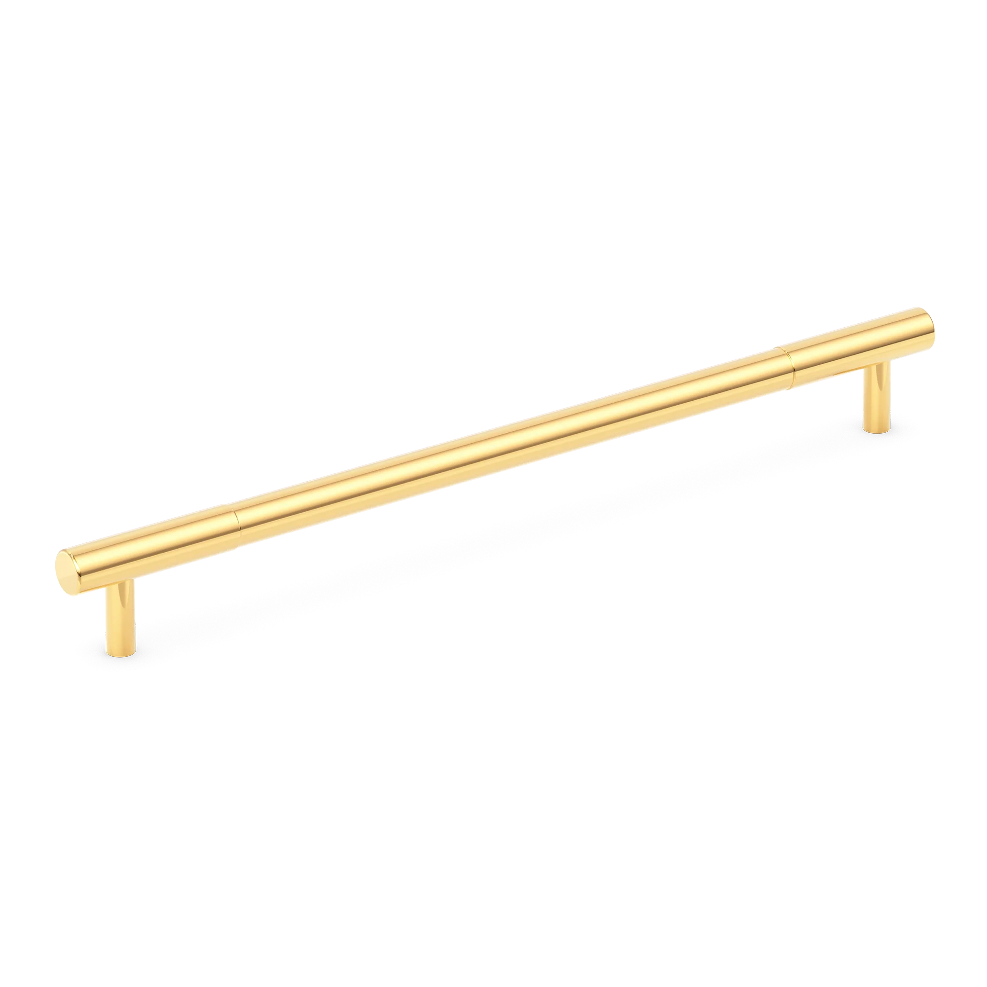 Armac Martin MIX Plain Appliance Pull Handle in 384mm / Polished Brass Lacquered